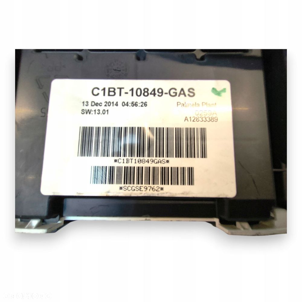 LICZNIK ZEGARY C1BT-10849-GAS Ford Fiesta MK7 Lift 1.5 TDCI Diesel europa - 2