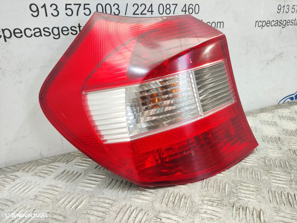 Farolins traseiros trás direito esquerdo originais BMW Serie 1 E81 E87 Pré LCI de 2004 a 2007 - 13