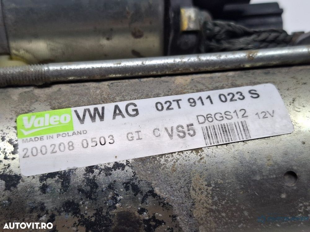 Electromotor SKODA FABIA II 542 2006 - 2014 1.2 1.2 BBM, CHFA 02T911023S - 3