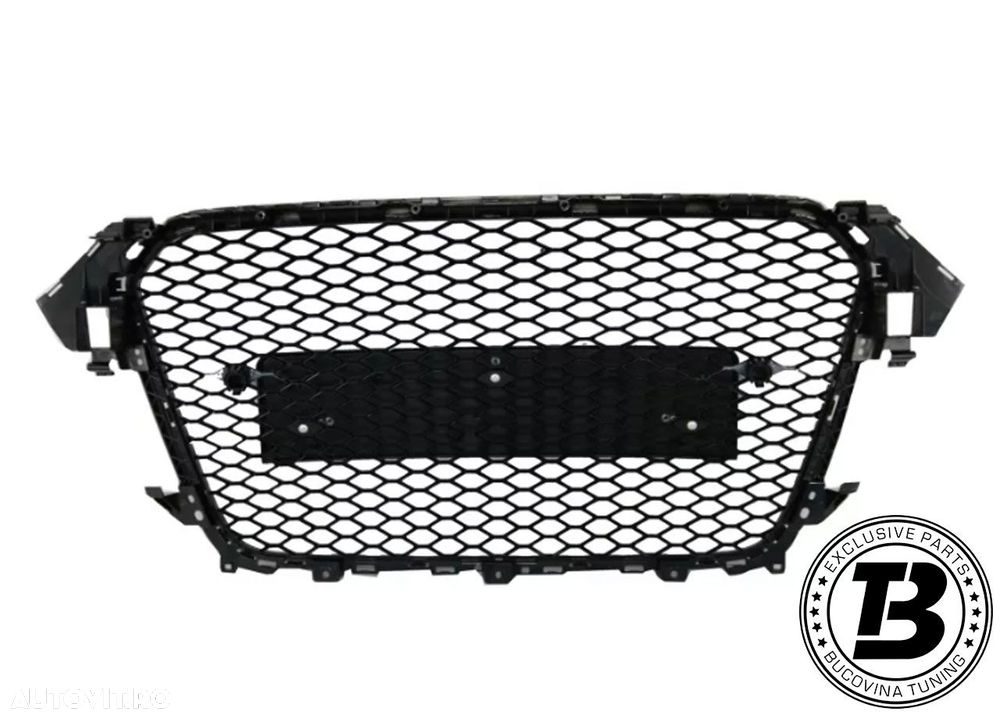 Grila compatibila cu Audi A4 B8 Facelift RS4 Design - 4