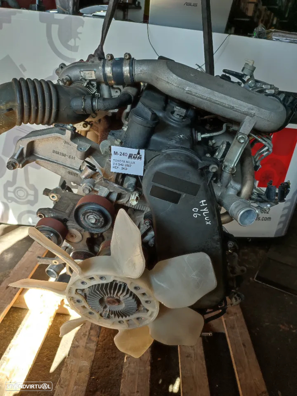 M240 Motor Toyota Hillux 2.5 D D4D Ref- 2KD