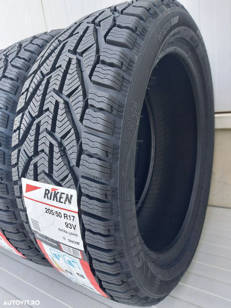 205/50 R17, 93V XL, RIKEN (by Michelin), Anvelope iarna M+S - 4
