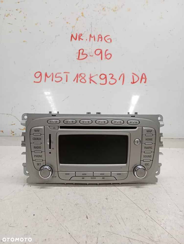 RADIO NAWIGACJA FORD FOCUS MK2 LIFT 9M5T-18K931-DA - 1
