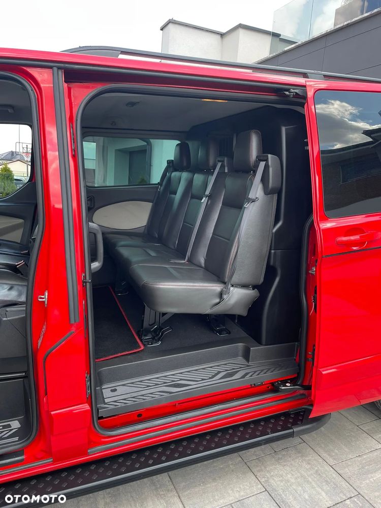 Ford TRANSIT CUSTOM LONG L2H1 Klima Navi Kamera Grzane Fotele 2xDrzwi Boczne Skóry Dubel Kabina 6os. Tempomat 2xPdc Rury - 20