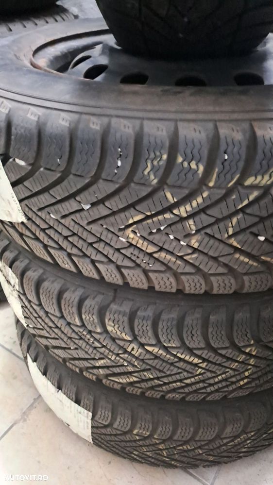 Anvelope iarna 185 65 r15 PIRELLI + jante tabla KIA / HYUNDAI - 3