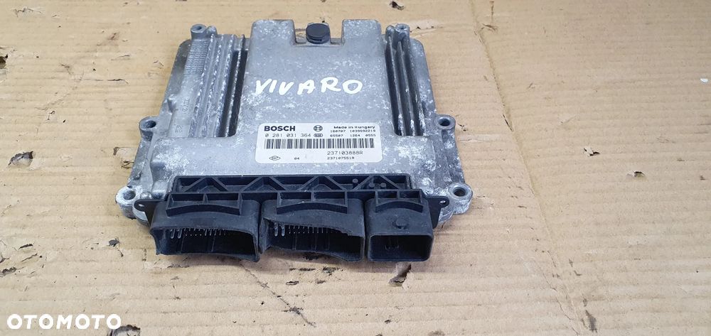 Komputer sterownik silnika Opel Vivaro B Trafic III 1.6 DCI 0281031364 - 2