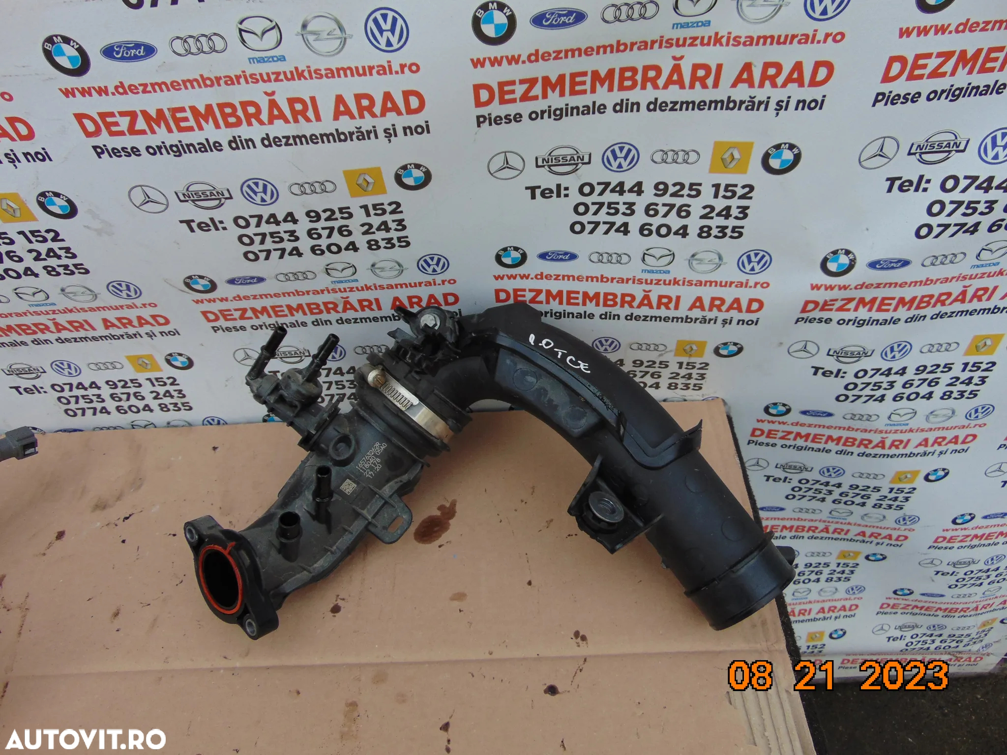 Tub intercooler Dacia 1.0 tce Sandero duster logan mcv  jogger Nissan juke micra renault clio 5 cap - 2