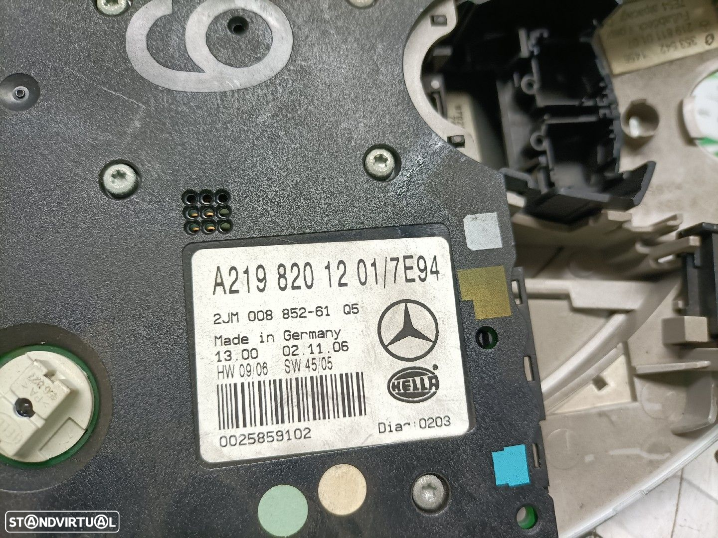 Plafonier / Botão Luz Tecto Mercedes-Benz Cls (C219) - 3