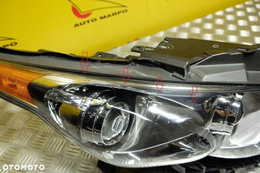 INFINITI FX FX35 2008- REFLEKTOR LAMPA XENON NIESKRĘTNY PRAWA USA - 5