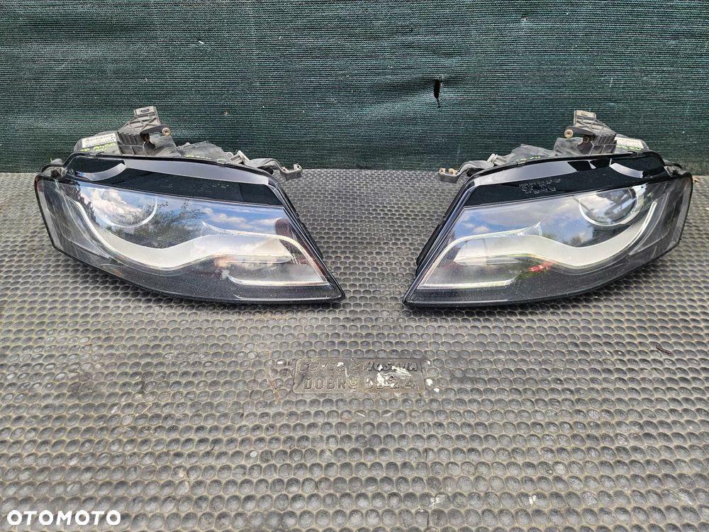 Lampy 8K0941003G 8K0941004G Lampa Reflektor Lewy Prawy Przod Przednie Bi Xenon Skretne Przetwornica EU Audi A4 B8