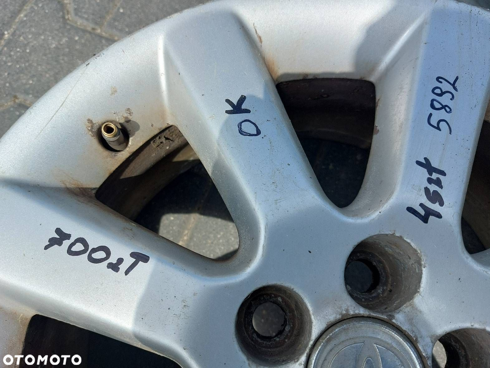 FELGI ALUMINIOWE 4SZT 5x100 6,5Jx16 ET45 FI54,1 TOYOTA 42611-05140 - 2
