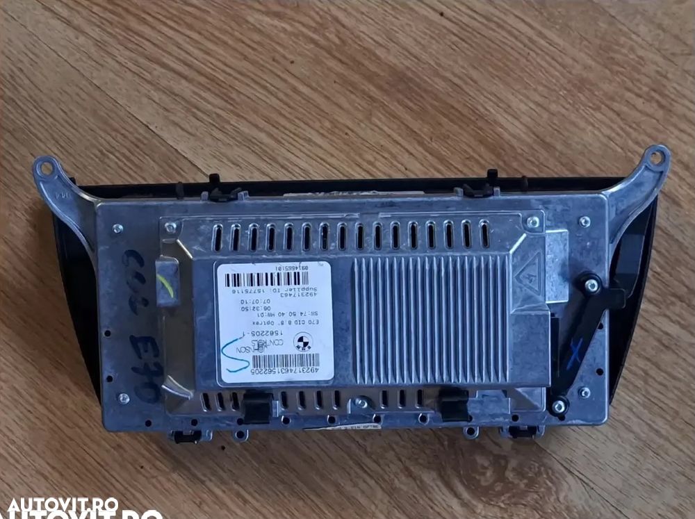 Ecran lcd display afisaj navigatie mare 8,8'' informatii GPS navigare Original BMW E71+LCI E71 E72 - 2