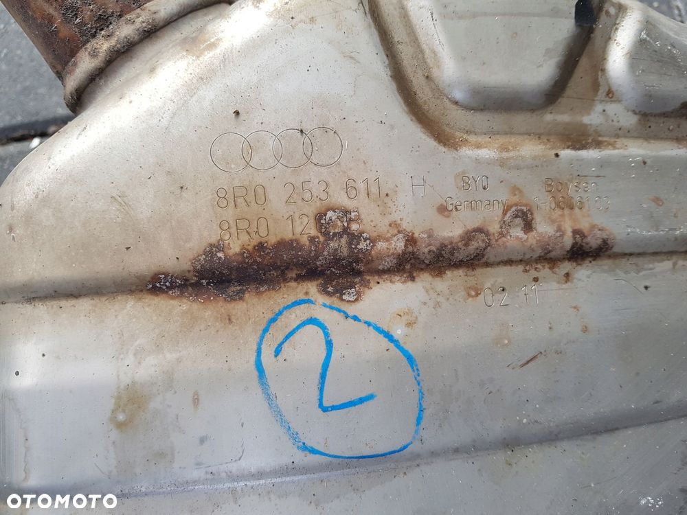 audi q5 tłumik końcowy wydechu 2.0 tdi 8r0253611h - 3