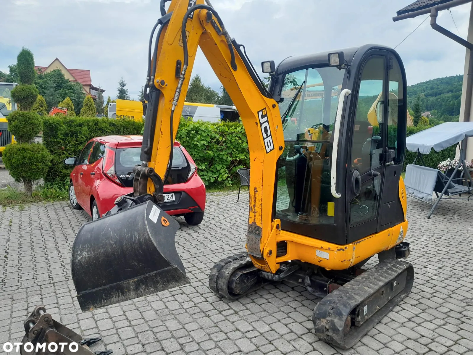 JCB 8018 minikoparka koparka gąsienicowa, 2017r. 1490mtg, łyżka hydrauliczna skandynawska. - 6