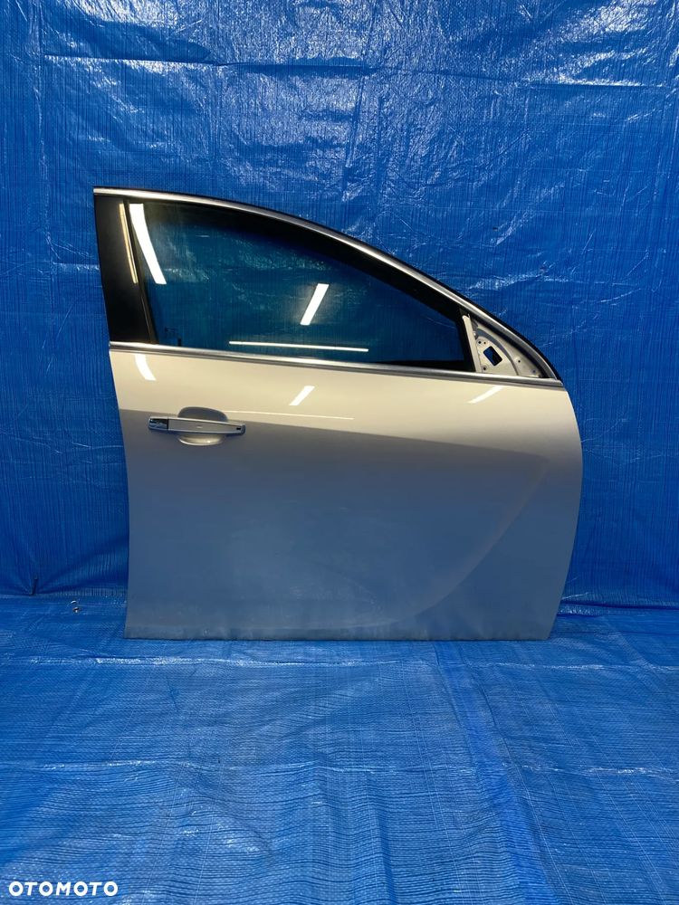 OPEL INSIGNIA A DRZWI PRAWE PRAWY PRZÓD PRZEDNIE SREBRNE Z176 KOMPLETNE - 3