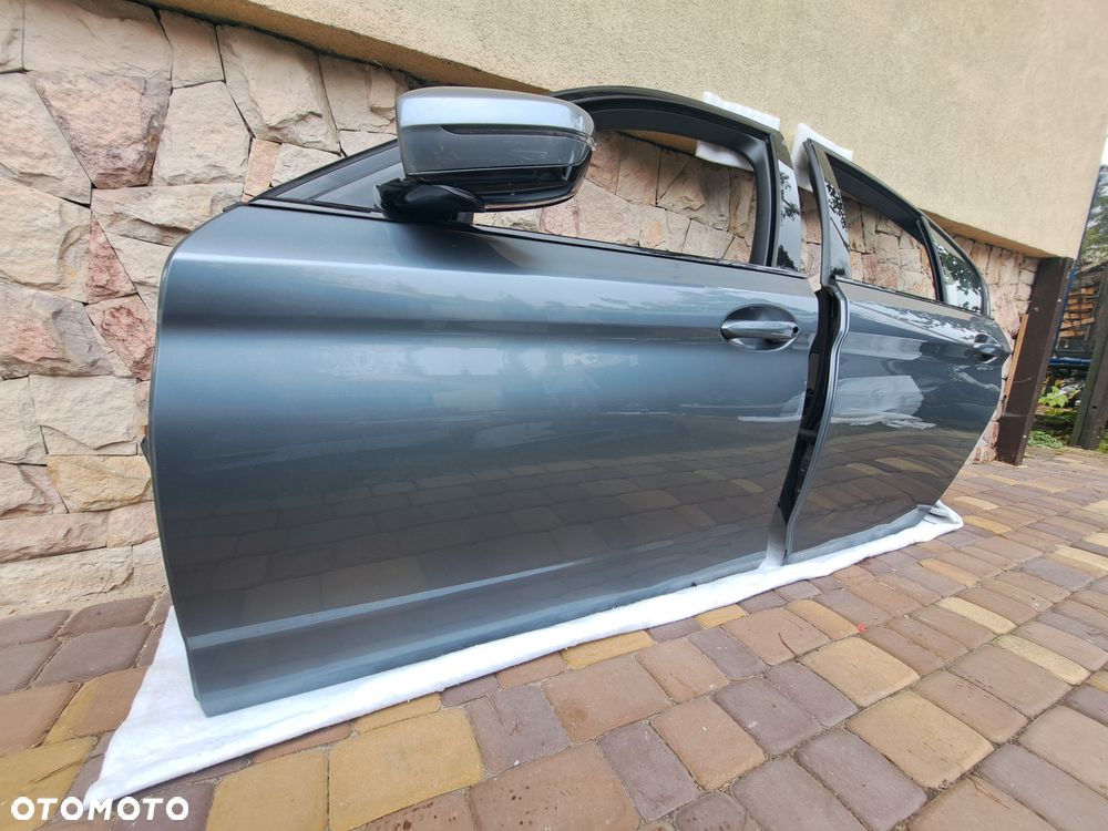 Drzwi Lewe przód tył BMW 5 g30 Blue stone C2Y idealne - 5