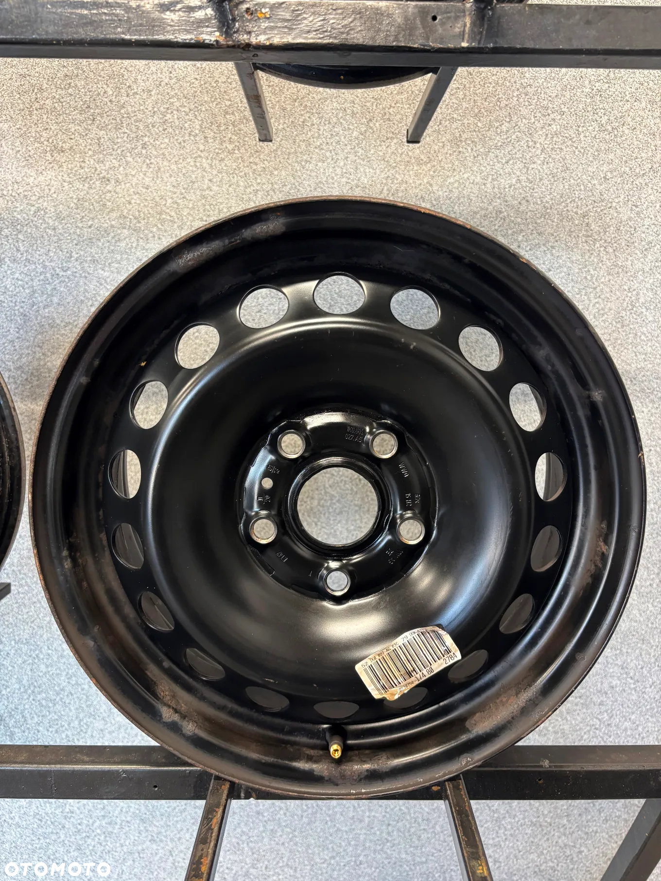 4 FELGI STAL. VW GOLF 5 , 6 , TOURAN , CADDY , SEAT LEON 2 , SKODA OCTAVIA 2  15'' 6J  ET47 - 5