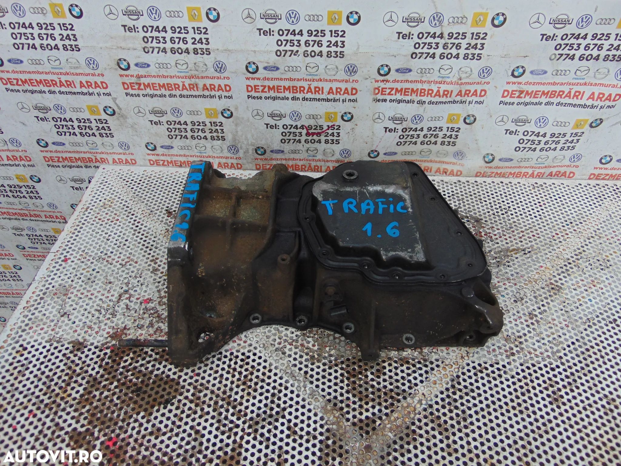 Baie ulei Renault Trafic 1.6 Opel Vivaro Nissan Primaster Mercedes Vito w447 cod 110179801r - 1