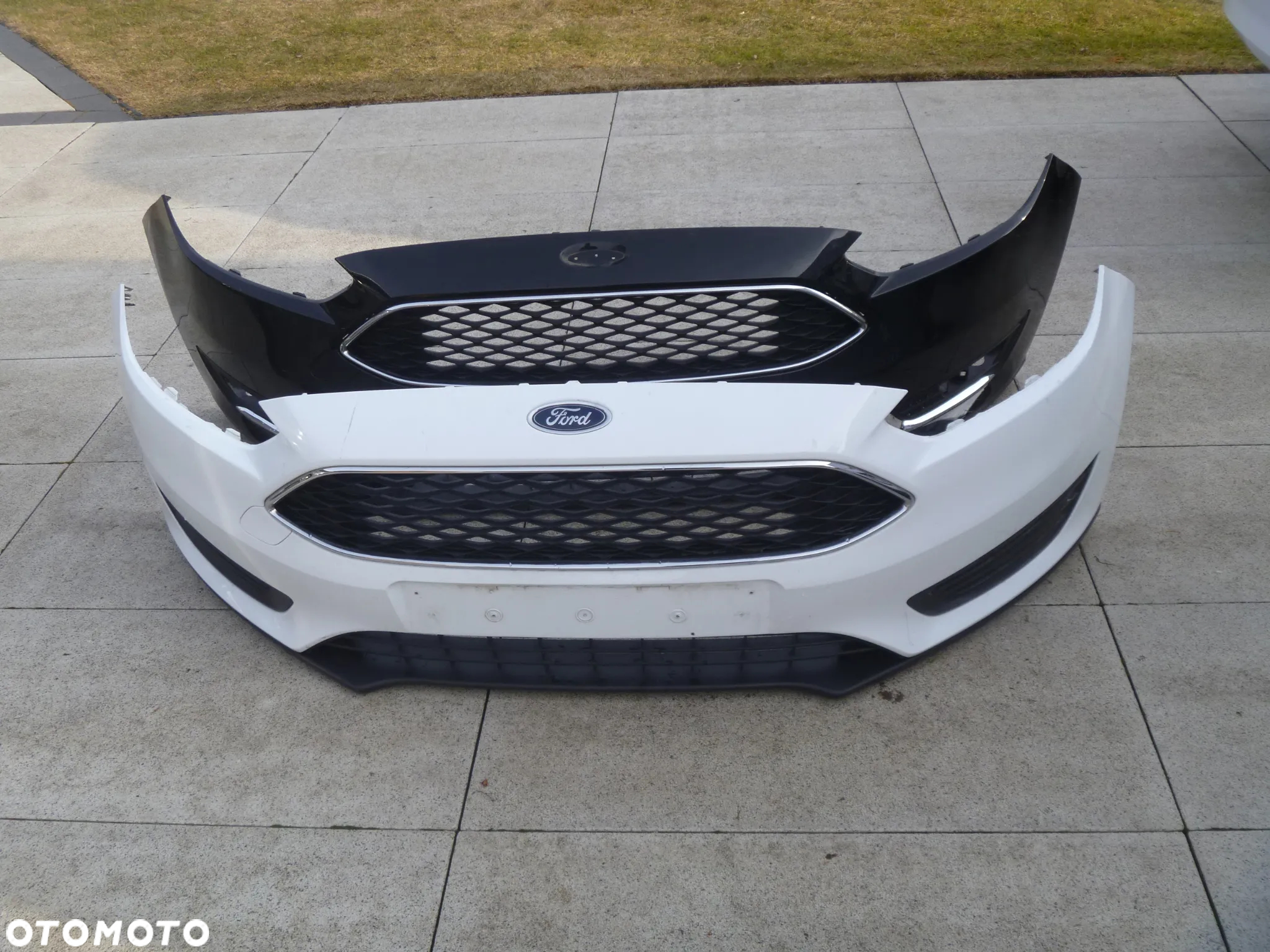 FORD FOCUS MK3 LIFT ZDERZAK PRZEDNI ATRAPA KRATKI ORYGINAŁ - 3