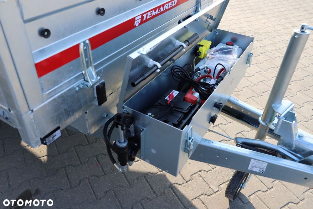 TEMARED TIPPER 3015/2 C S 2,7T 303x153x40cm, DMC 2700kg, Koła 195R13C, Pompa elektryczna i ręczna , - 23
