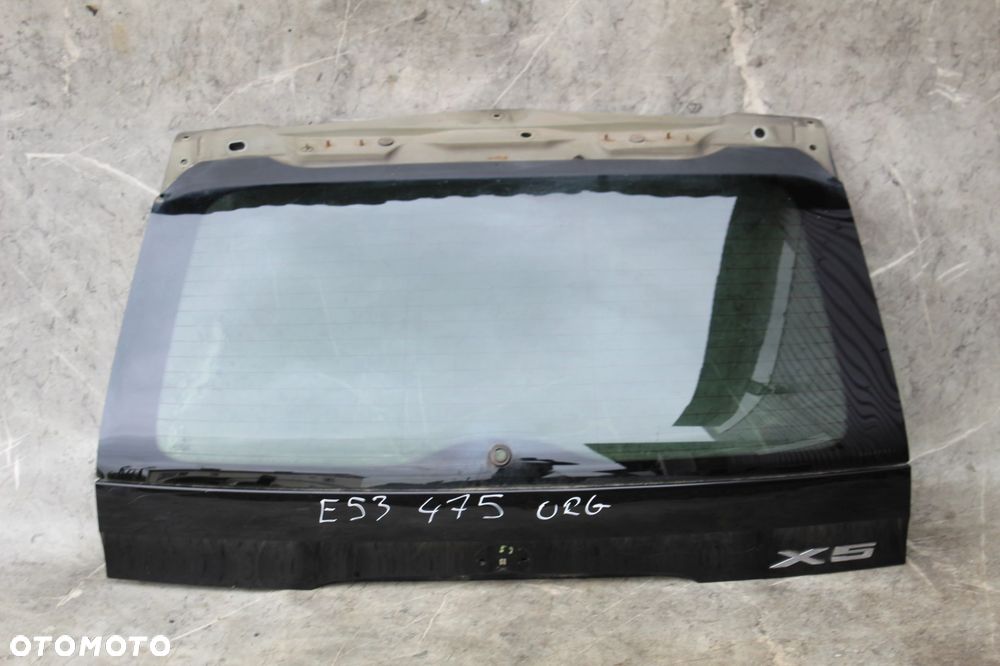 KLAPA BAGAŻNIKA BMW X5 E53 475 BLACK SAPPHIRE ORG LAKIER - 1