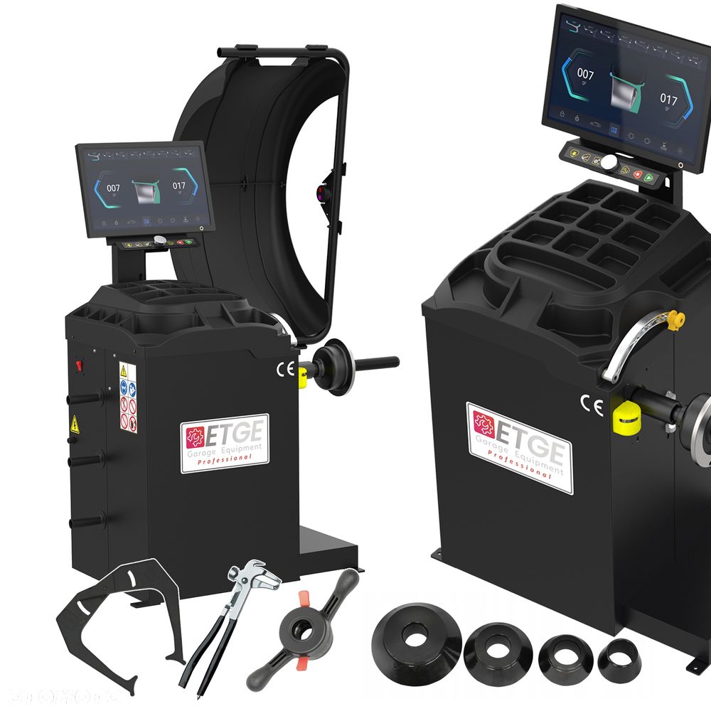 Wyważarka do Kół ETGE-908 BLACK LCD LASER Automatyczna LED Premium CE - 7