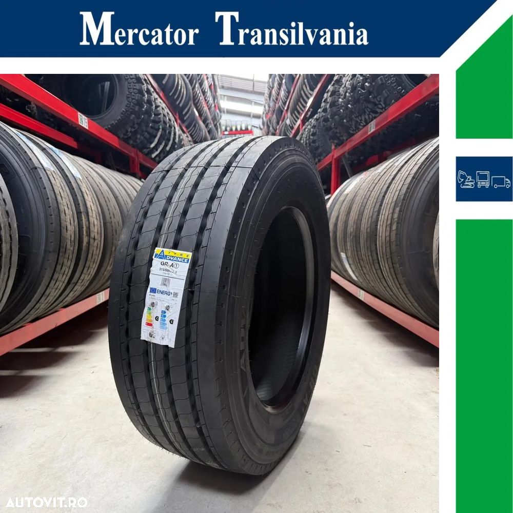 Anvelopa NOUA 315/60R22.5 Advance GR-A1, M+S*, Regional, Directie, 154/150L/C/C/73dB(B) - 1
