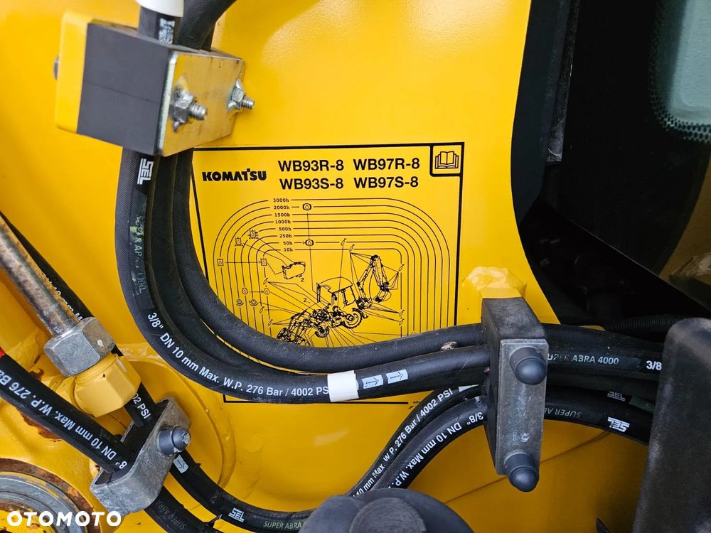Komatsu KOPARKO-ŁADOWARKA KOMATSU WB97S 97 WB 93 WB97 97S - 8