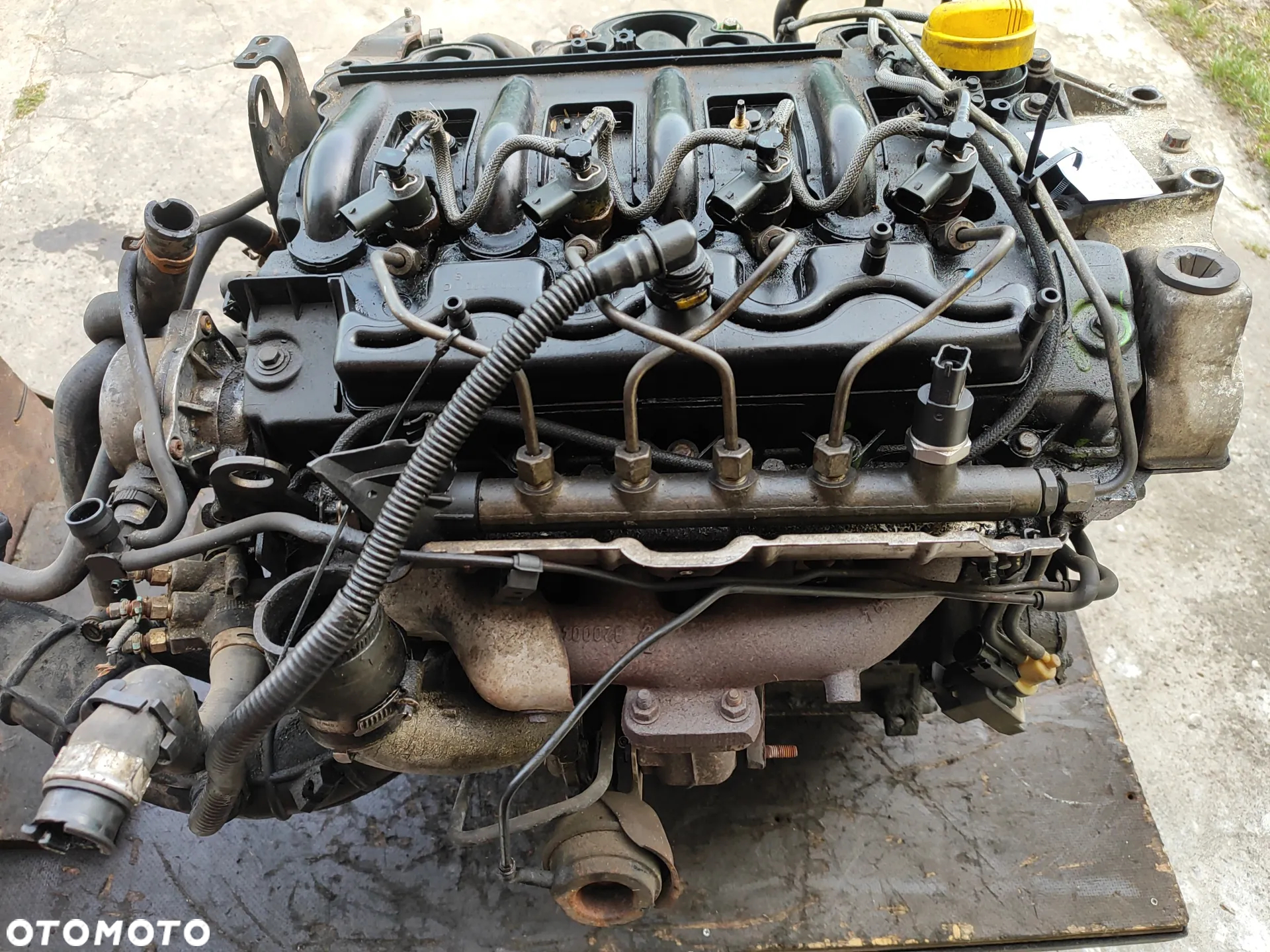 Silnik 2.2 dCI G9T kompletny Renault Master Opel Movano Espace IV Laguna II Vel Satis G9T A710 na chodzie - Film - 6