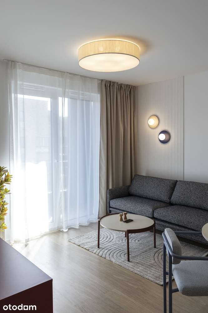 NOWE 2 pokoje 38 m² | FLOW Hasa 10A | balkon | pierwszy najem