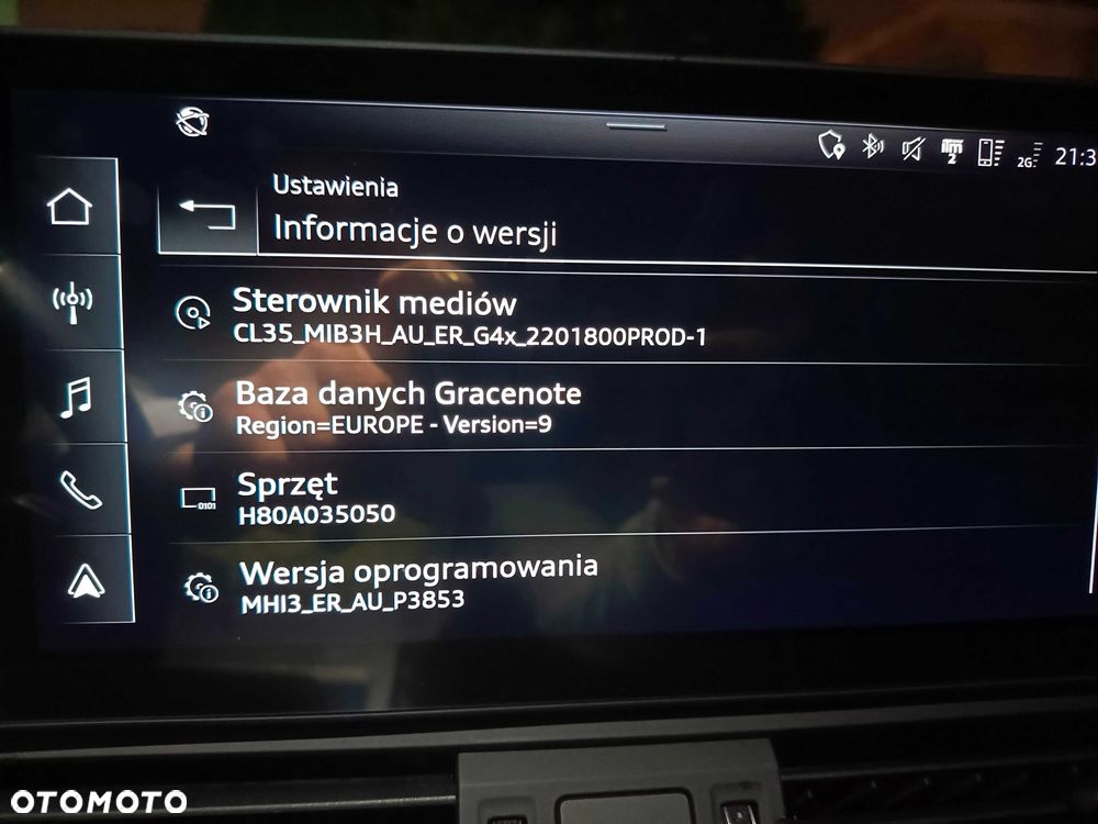 Konwersja MMI Audi MIB3 MHI3 MPR3 US na EU Polski Mapy Fale System - 2