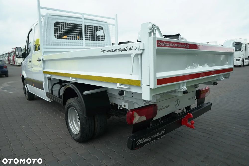 Mercedes-Benz SPRINTER  / WYWROTKA / BRYGADÓWKA / 6 MIEJSC / BLIŹNIAK / MANUAL / SPROWADZONY - 17