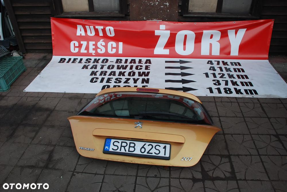 peugeot 207 klapa kolor KHWD nr 41805 WYSYŁKA - 1