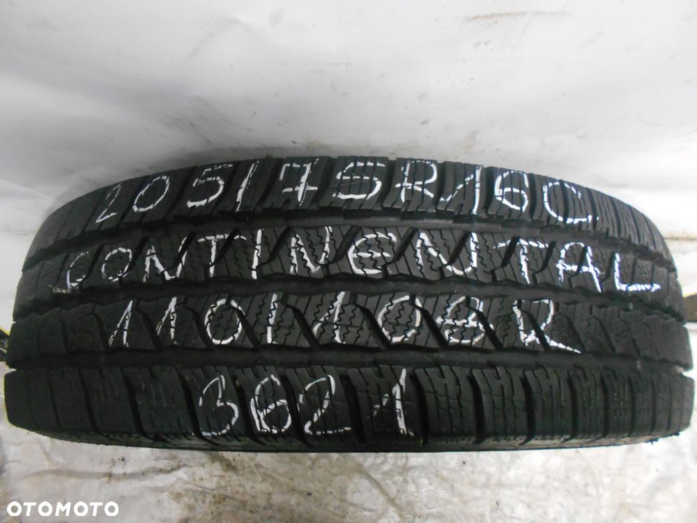 OPONA POJEDYNKA 205/75R16C CONTINENTAL VAN CONTACT WINTER DOT 3621 11MM - 1
