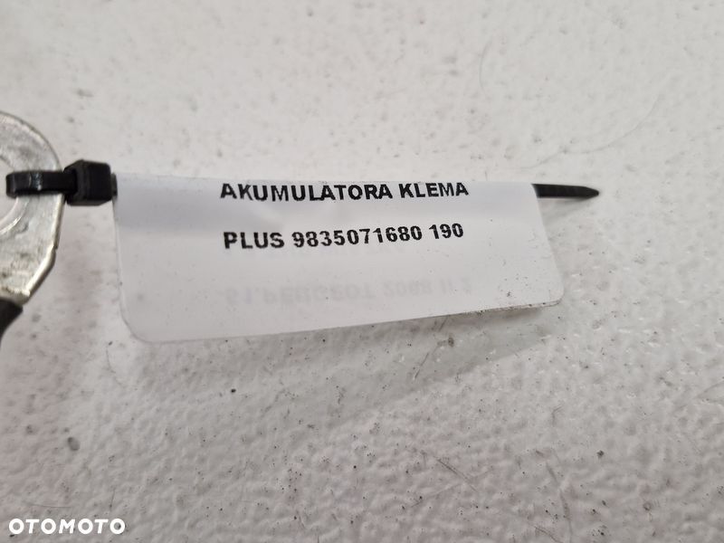 peugeot 2008 ii 2 1.2 thp wiązka przewód akumulatora klema plus 9835071680 - 9