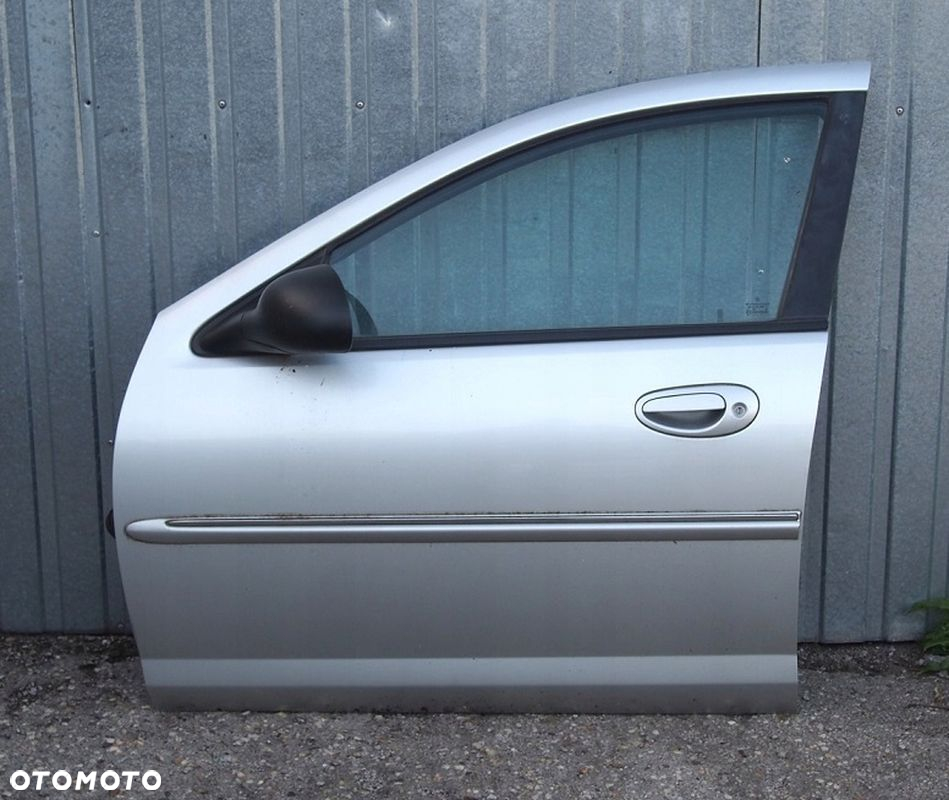 DRZWI LEWE PRZÓD PRZEDNIE KOMPLETNE SREBRNE CHRYSLER SEBRING II LIFT FL - 4