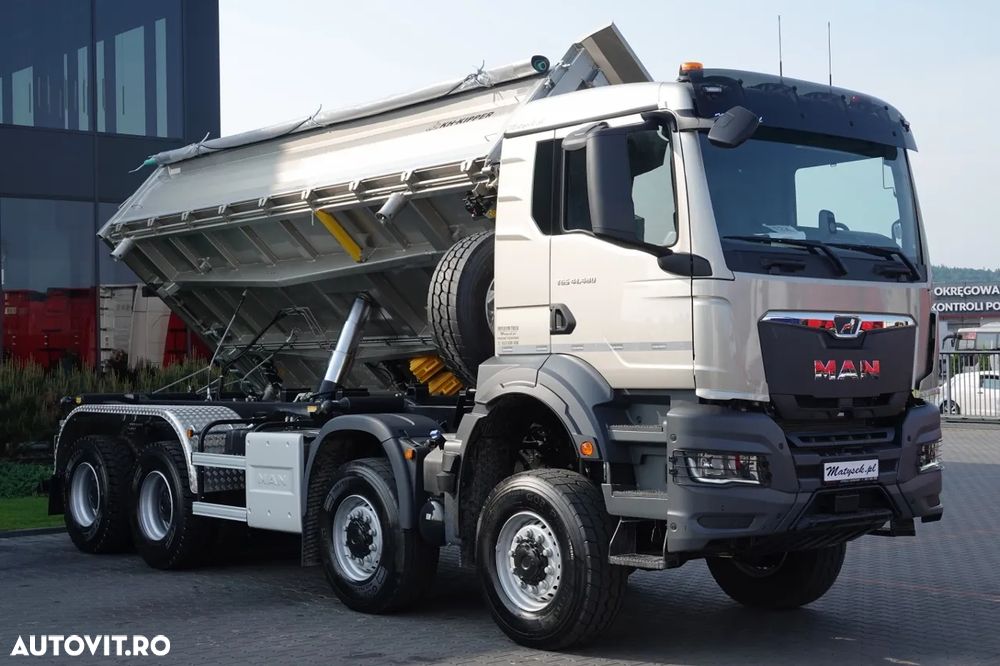MAN TGS 41.480 / 8x6 / BASCULANĂ SPATE / MANUAL / NOU NOU / KH-KIPPER / - 9