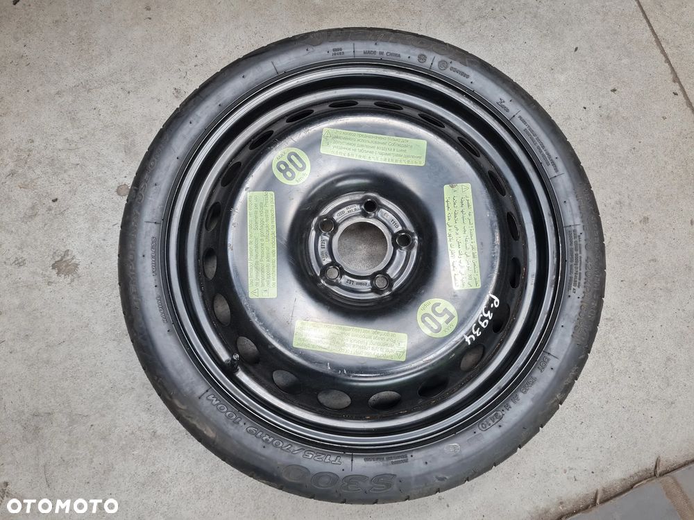 Koło dojazdowe Dojazdówka AUDI A4 19'' 5x112 125/70R19 Hankook NOWE - 1