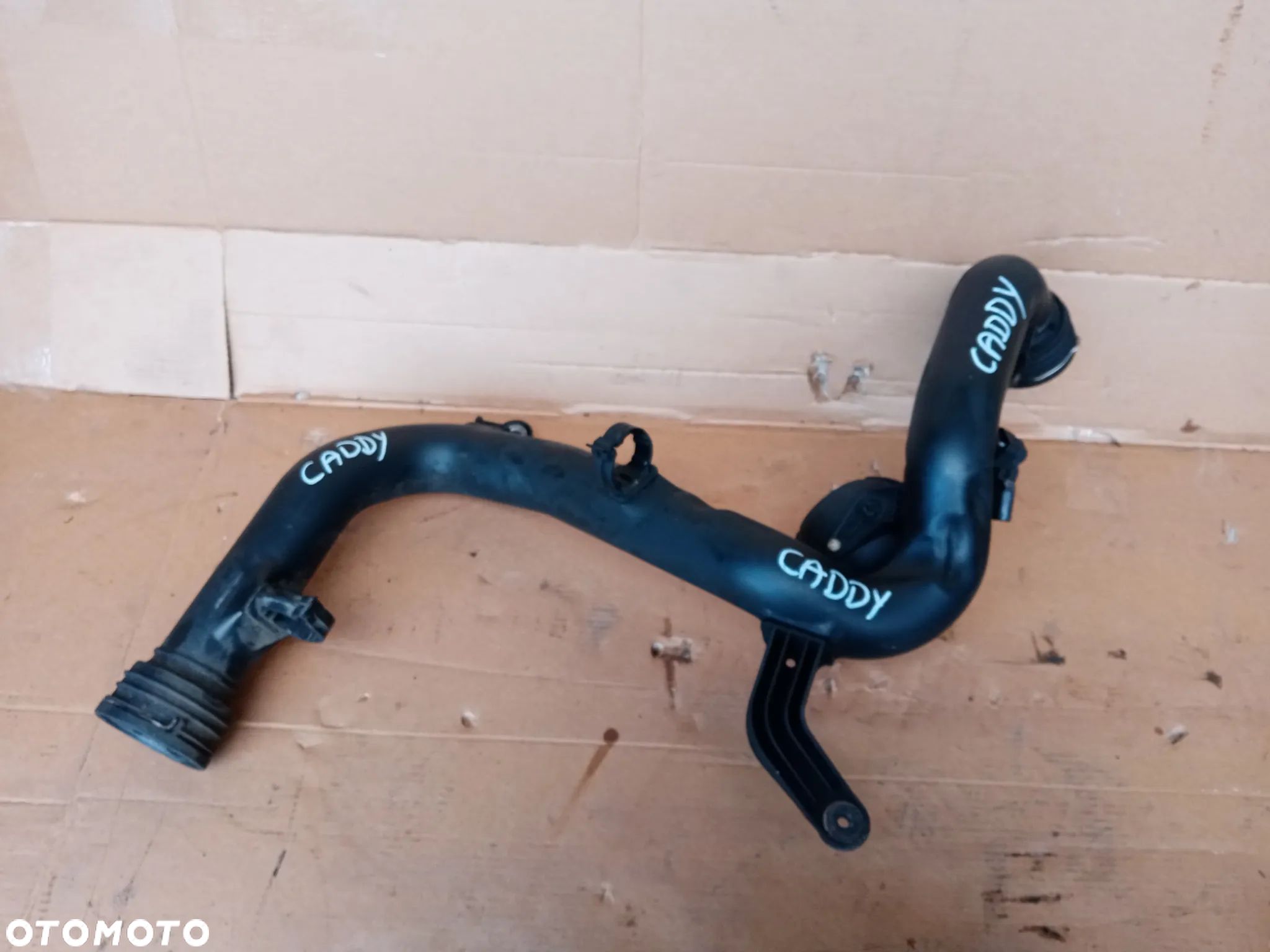 Przewód rura intercoolera VW Caddy 1.9 TDI 1K0145762F - 1