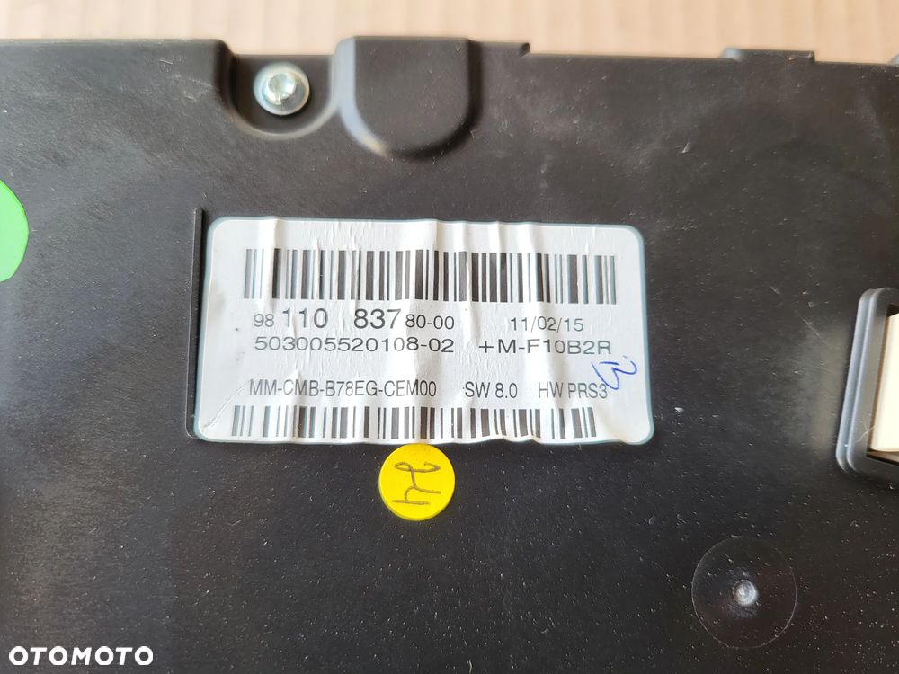 Liczni wyświetlacz ekran Citroen C4 Picasso II - 5