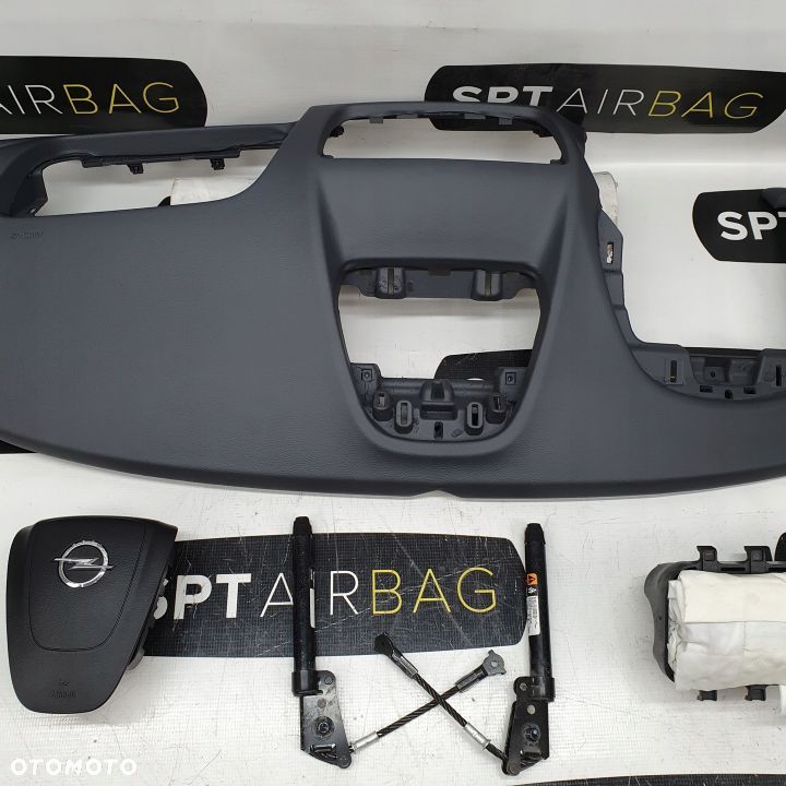 OPEL MOKKA DESKA ROZDZIELCZA KONSOLA KOKPIT PULPIT PODUSZKI AIRBAG AIR BAG PASY NAPINACZE KIT SET - 3