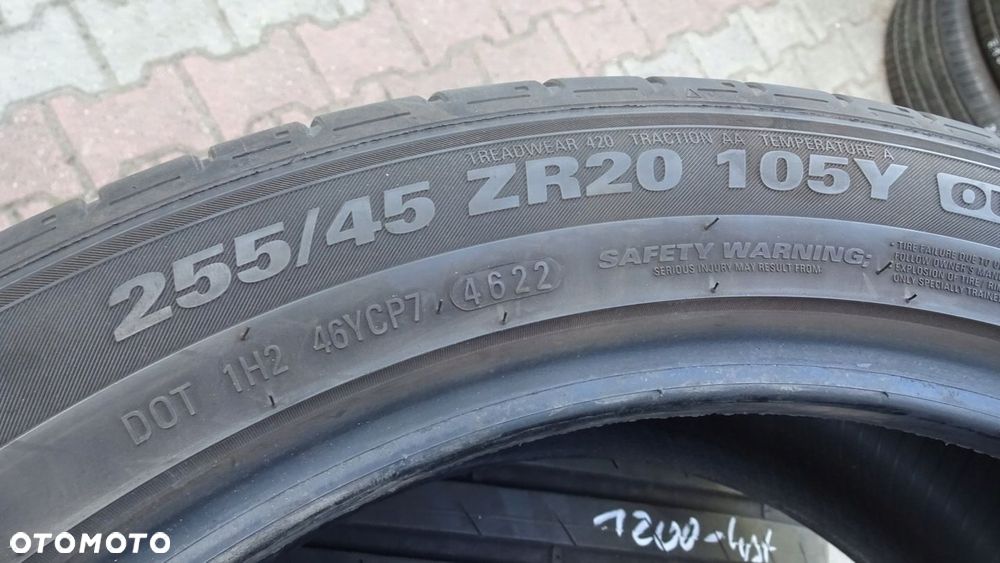 Opony letnie 4 szt. 255/45R20 Kumho Escsta PS71 SUV 2022r. 105Y - 12