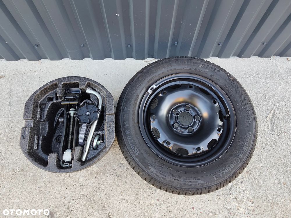 SKODA FABIA II 1.2 benzyna 07- KOŁO ZAPAS WKŁAD KLUCZ LEWAREK 5X100 - 1