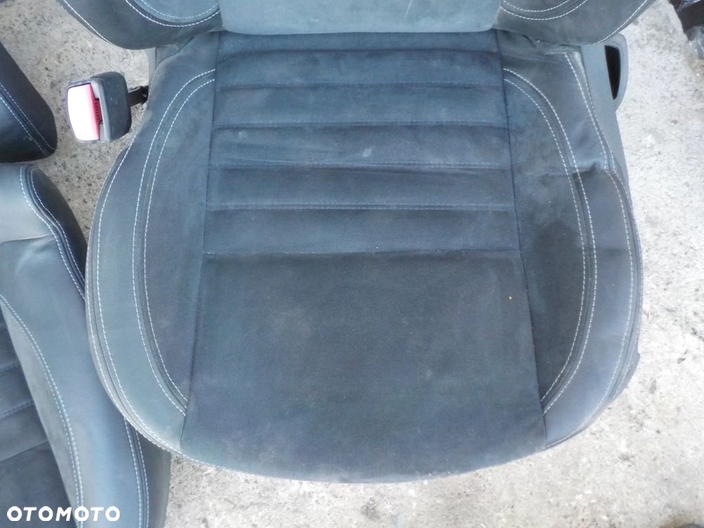 RENAULT LAGUNA III HB  FOTELE KANAPA SKÓRA ALCANTARA BOCZKI - 10