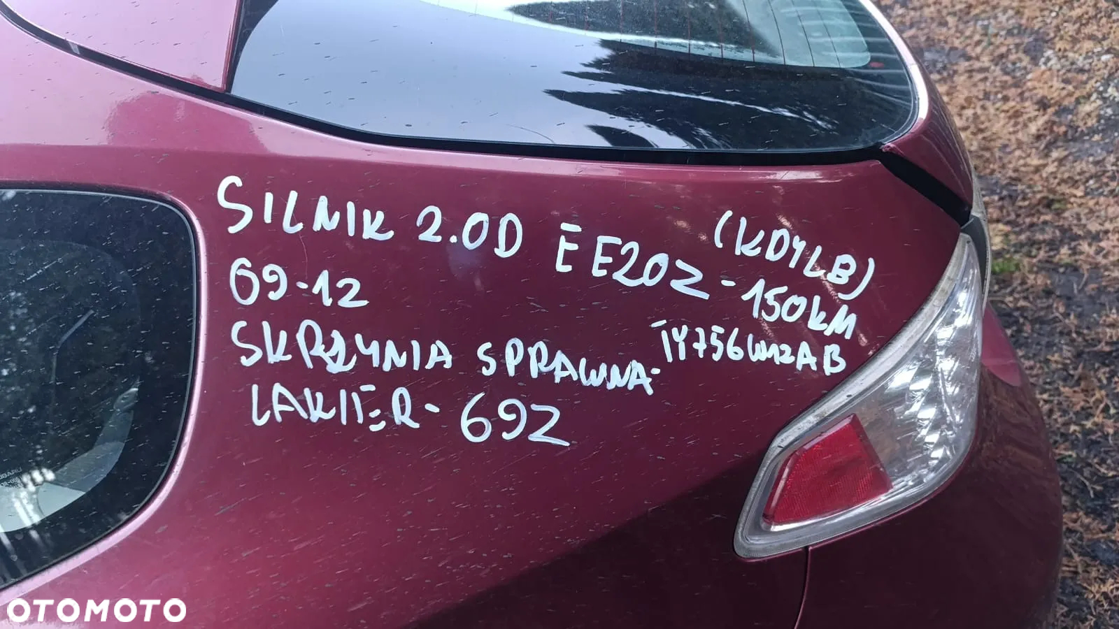 33182 subaru impreza III 2011 r na części  silnik 2.0 D EE20Z 150 km skrzynia TY756W12AB  lakier 69Z - 12
