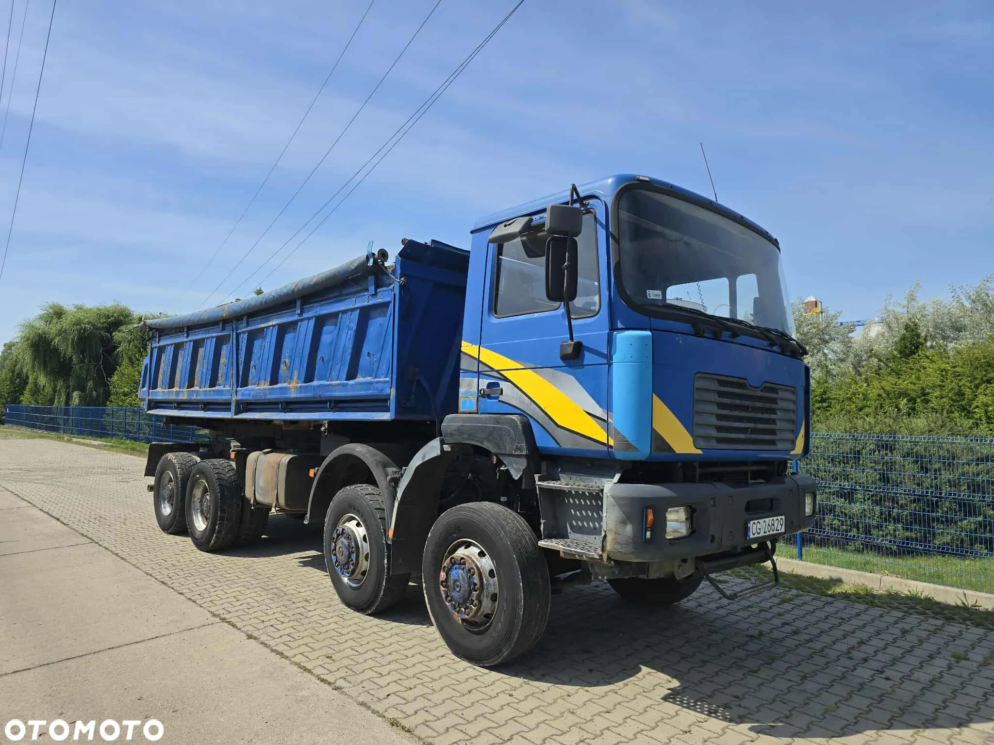 MAN Man F2000 41.414 WYWROTKA 8X6 faktura brutto - 3
