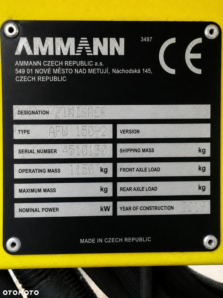 Ammann AFW 150 Rozściełacz do asfaltu - 8
