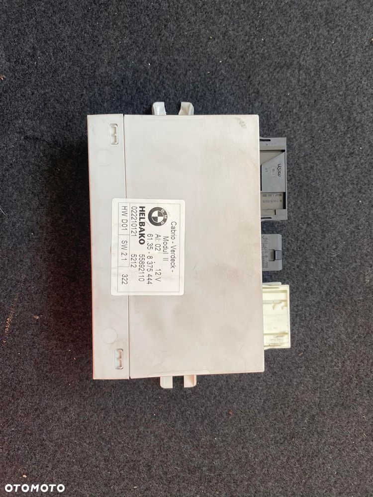 BMW E46 CABRIO MODUŁ STEROWNIK HAKA 55892110 - 1