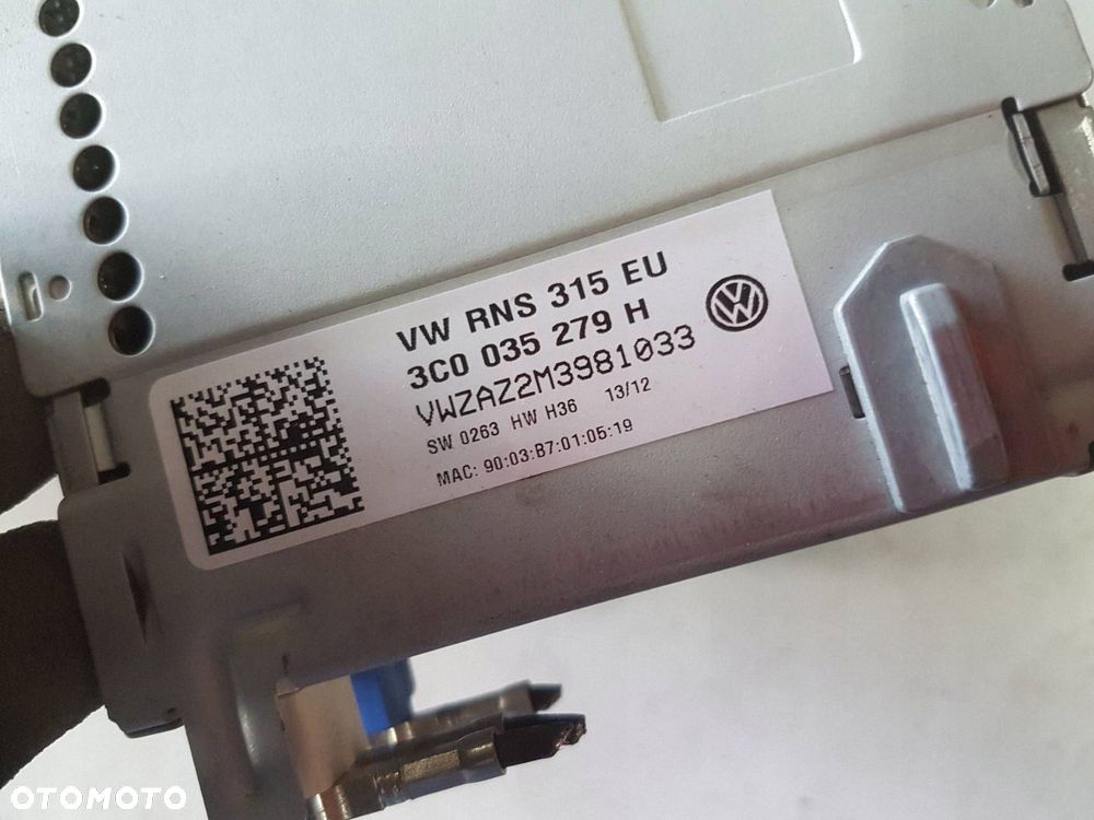 VW PASSAT B7 10-14r CC RADIO NAWIGACJA 3C0035279H - 6