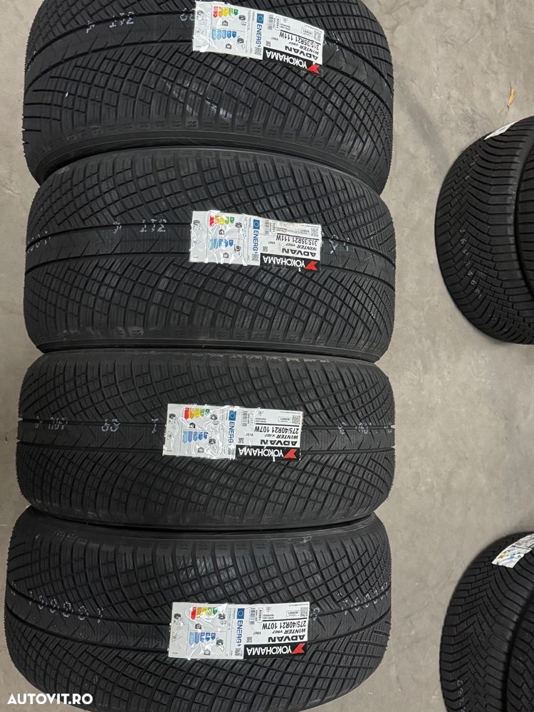 Vând set anvelope 275/40/21-315/35/21 Yokohama de iarnă noi - 1